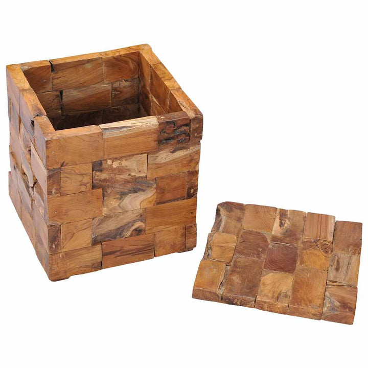 Förvaringspall Massiv Teak