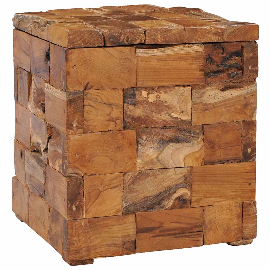 Förvaringspall Massiv Teak