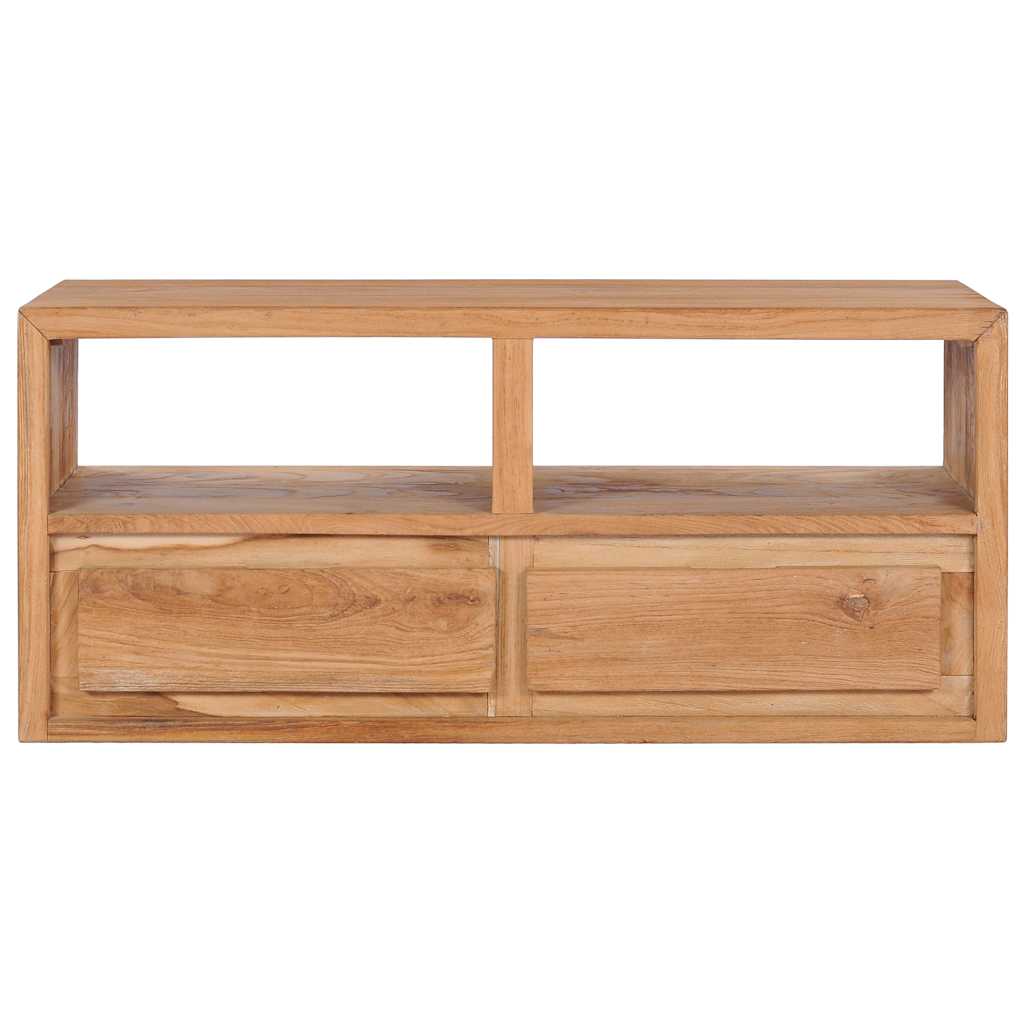 Tv-Bänk 90X30X40 Cm Massiv Teak