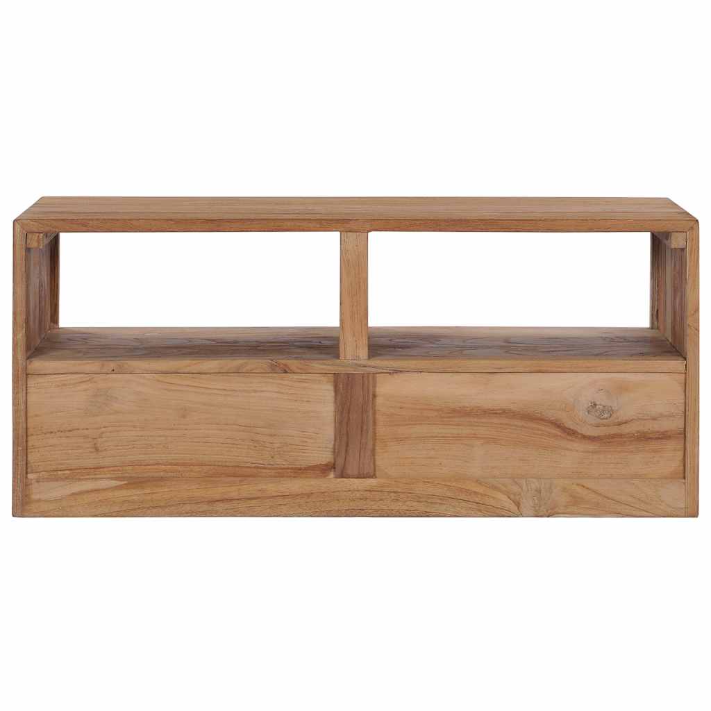 Tv-Bänk 90X30X40 Cm Massiv Teak
