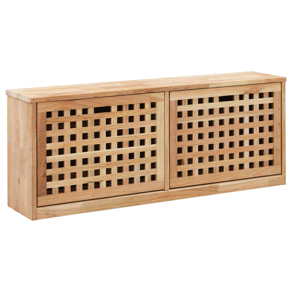Skoskåp Massivt Valnötsträ 55X20X