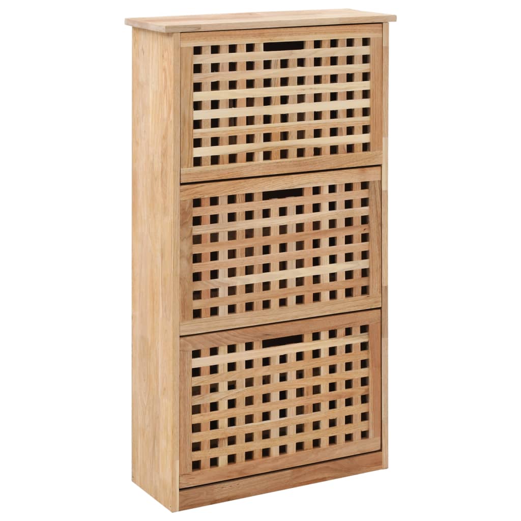 Skoskåp Massivt Valnötsträ 55X20X