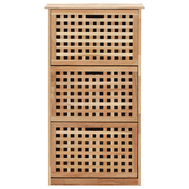 Skoskåp Massivt Valnötsträ 55X20X