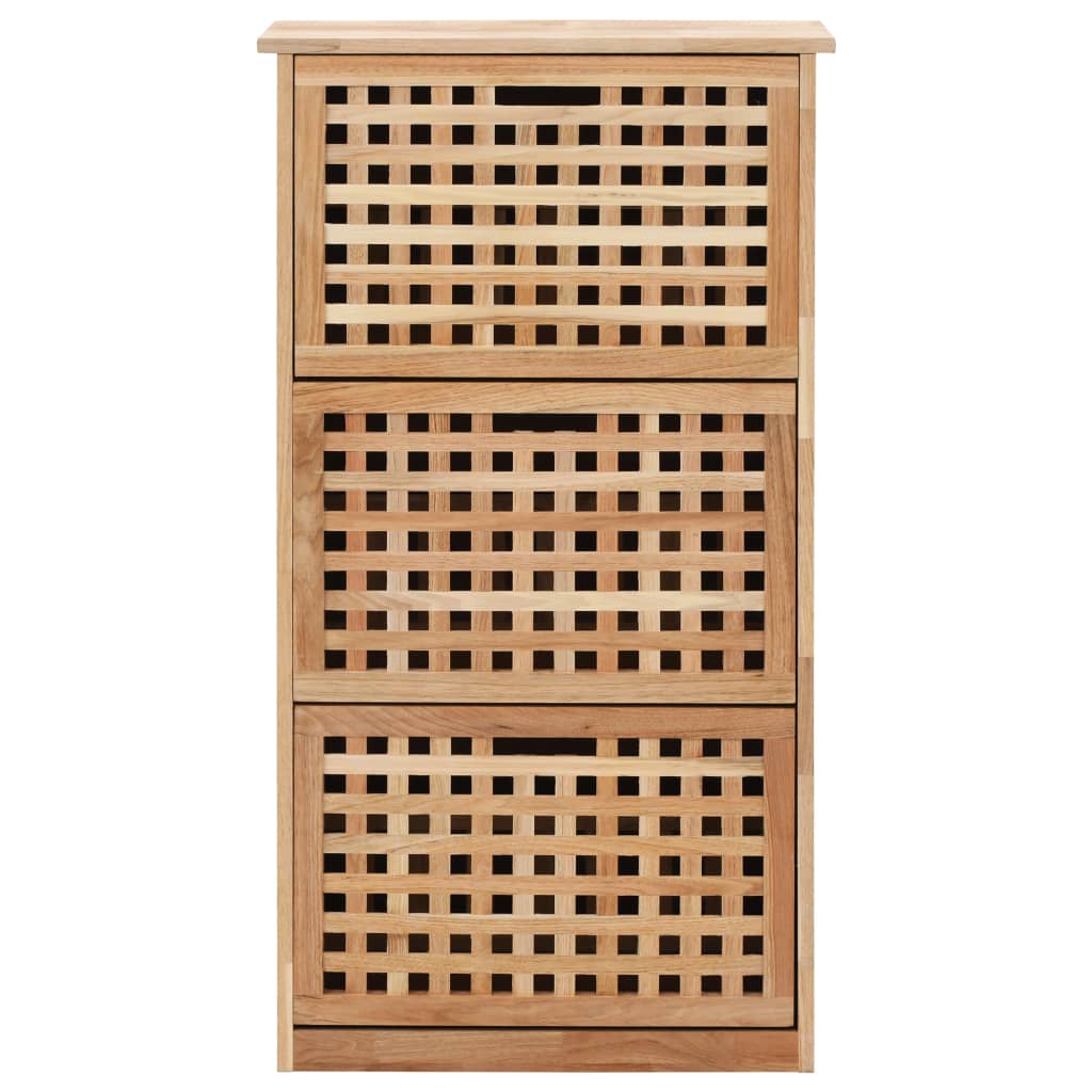 Skoskåp Massivt Valnötsträ 55X20X