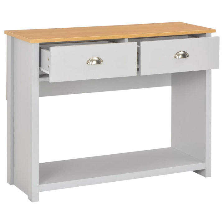 Konsolbord Grå 97X35X76 Cm