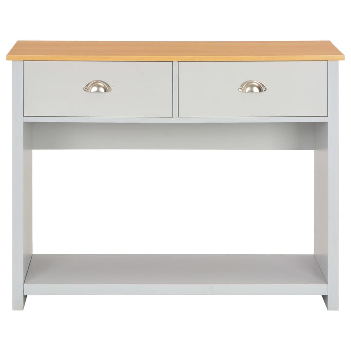 Konsolbord Grå 97X35X76 Cm