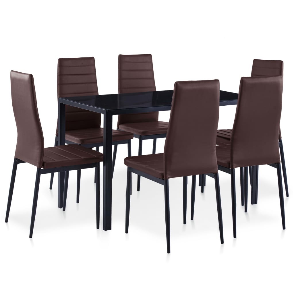 Matbord Och Stolar 7 Delar