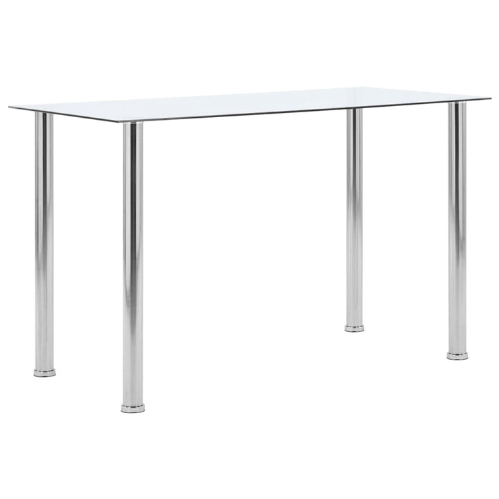 Matbord Transparent 120X60X75 Cm Härdat Glas