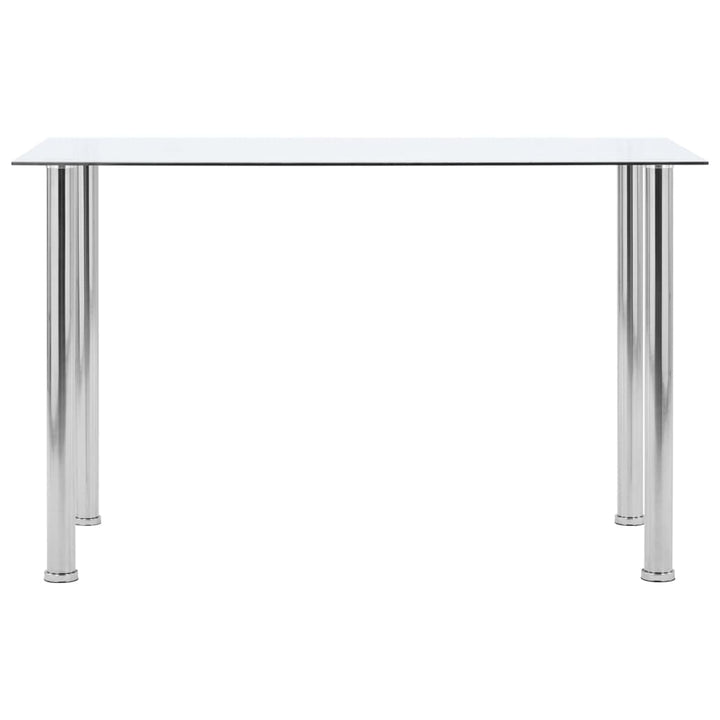 Matbord Transparent 120X60X75 Cm Härdat Glas