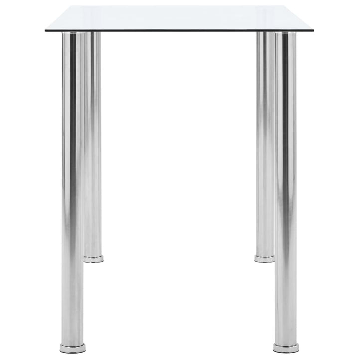 Matbord Transparent 120X60X75 Cm Härdat Glas