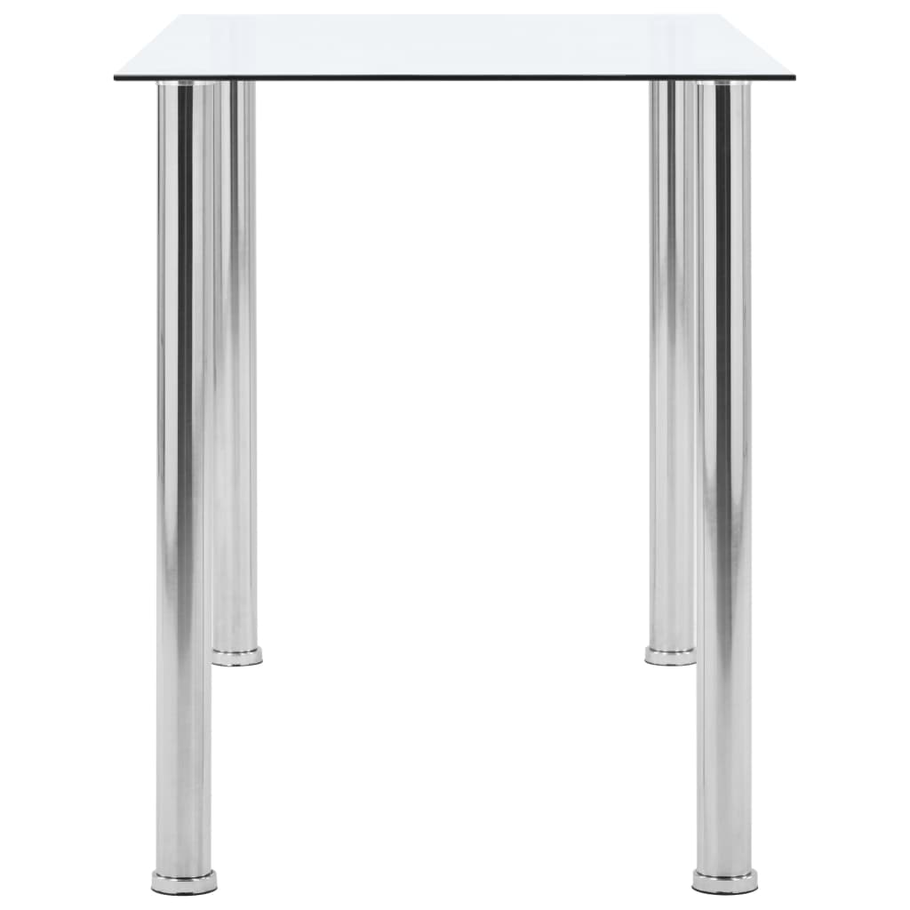 Matbord Transparent 120X60X75 Cm Härdat Glas