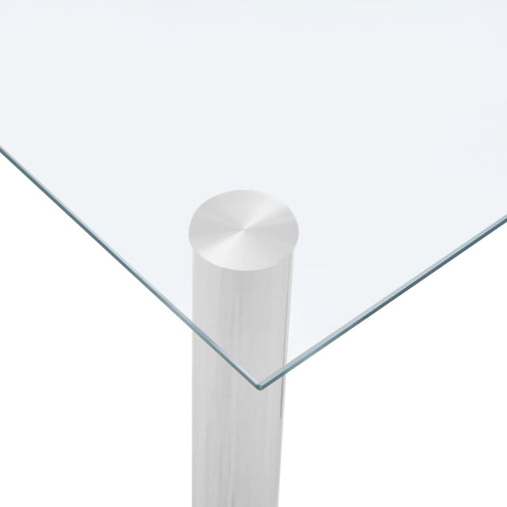 Matbord Transparent 120X60X75 Cm Härdat Glas