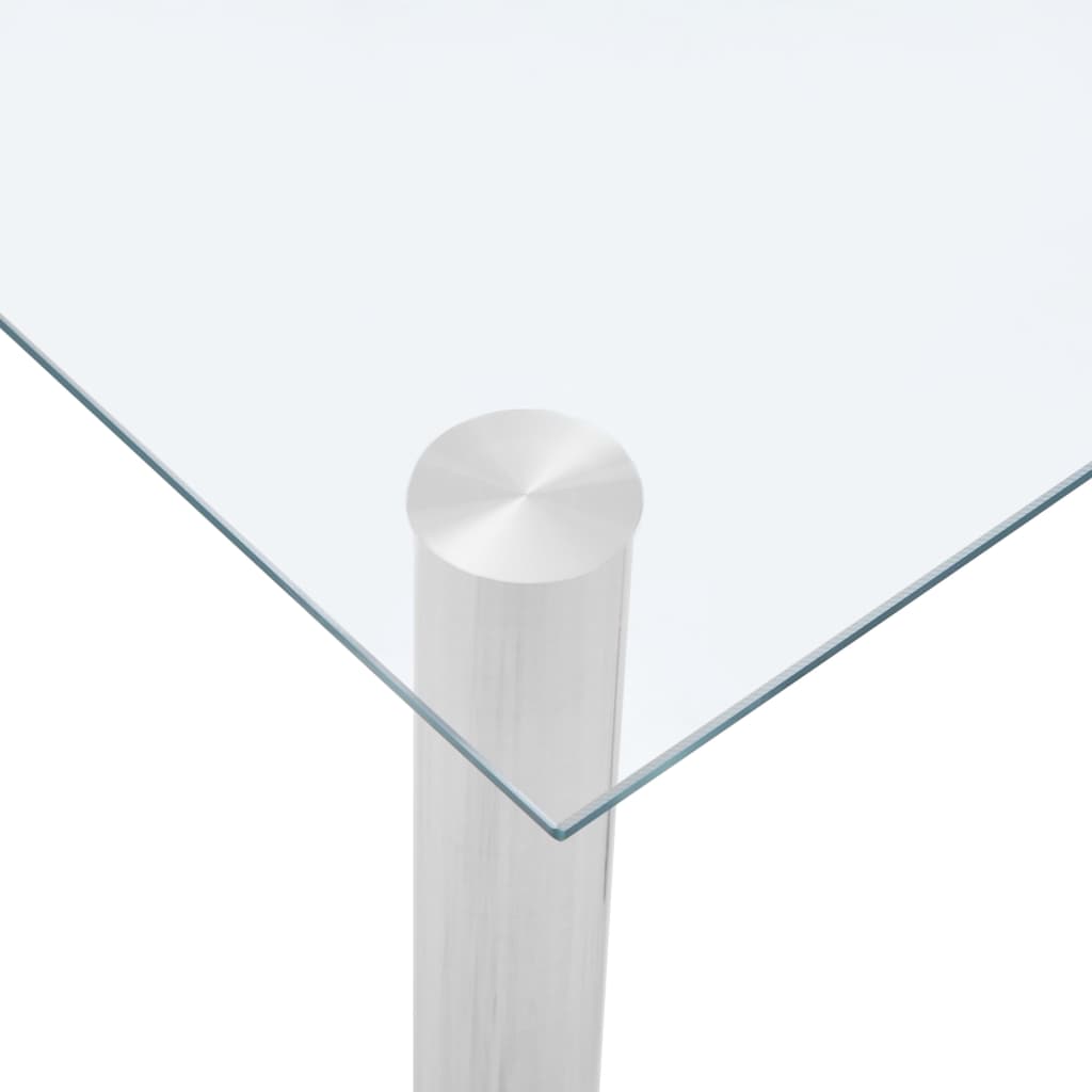 Matbord Transparent 120X60X75 Cm Härdat Glas