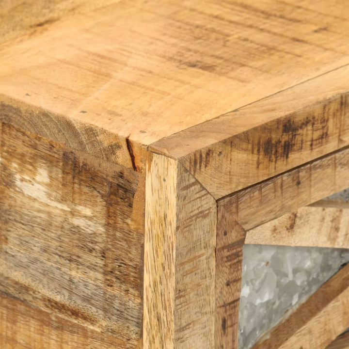 Avlastningsbord 110X30X76 Cm Massivt Mangoträ