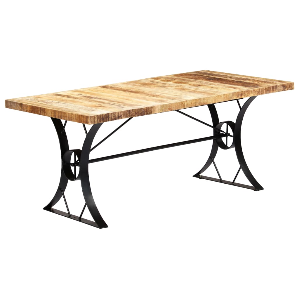 Matbord 180X90X76 Cm Massivt Mangoträ