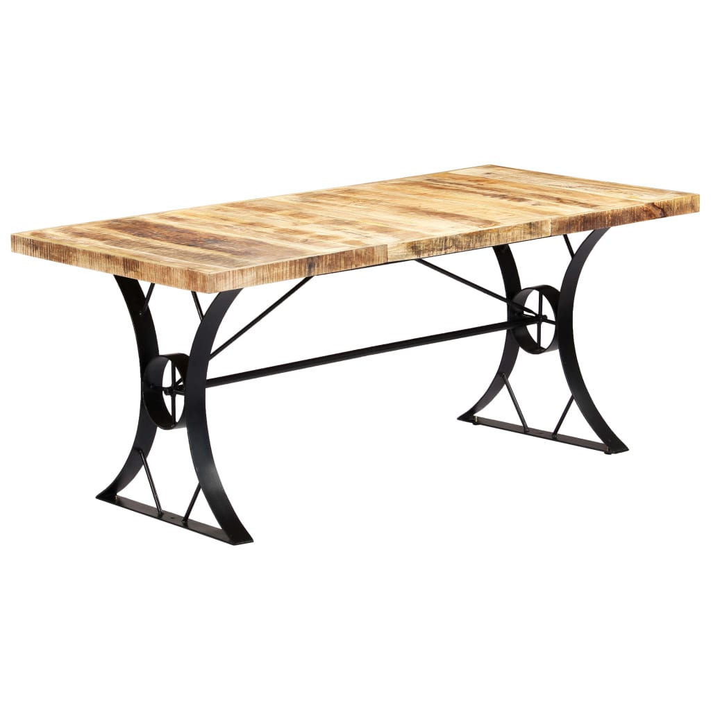 Matbord 180X90X76 Cm Massivt Mangoträ