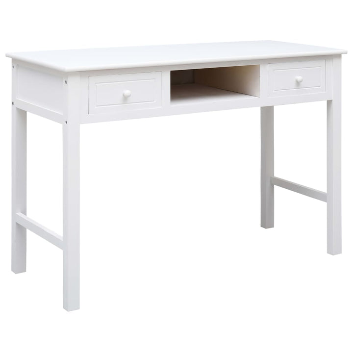 Skrivbord Grå 110X45X76 Cm Trä