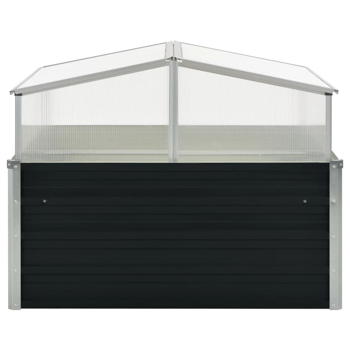 Växthus 100X100X77 Cm Galvaniserat Stål