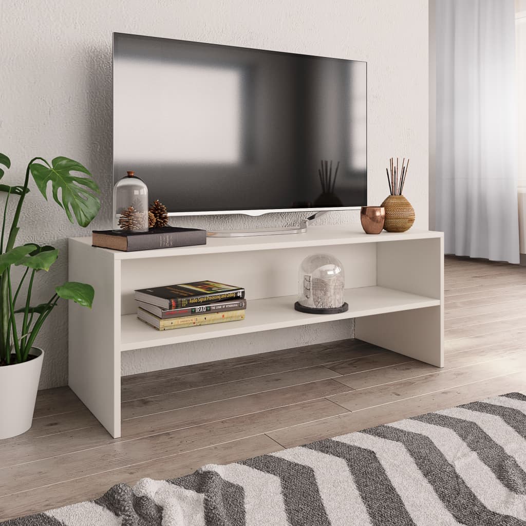 Tv-Bänk 100X40X40 Cm Konstruerat Trä
