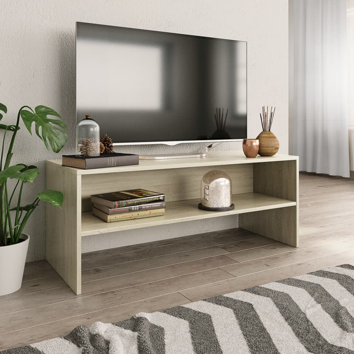Tv-Bänk 100X40X40 Cm Konstruerat Trä