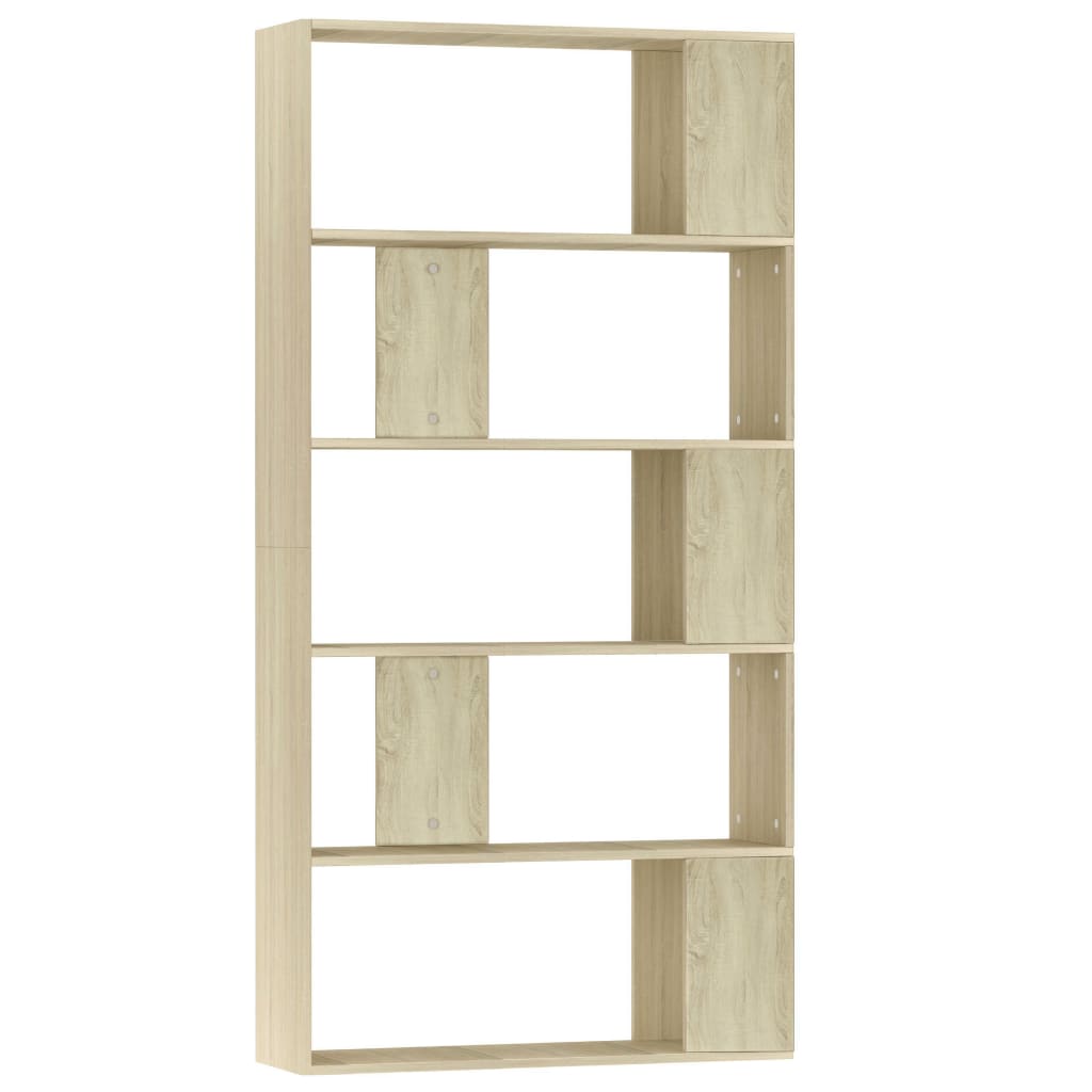 Bokhylla/Rumsavdelare Sonoma-Ek 80X24X159 Cm Konstruerat Trä