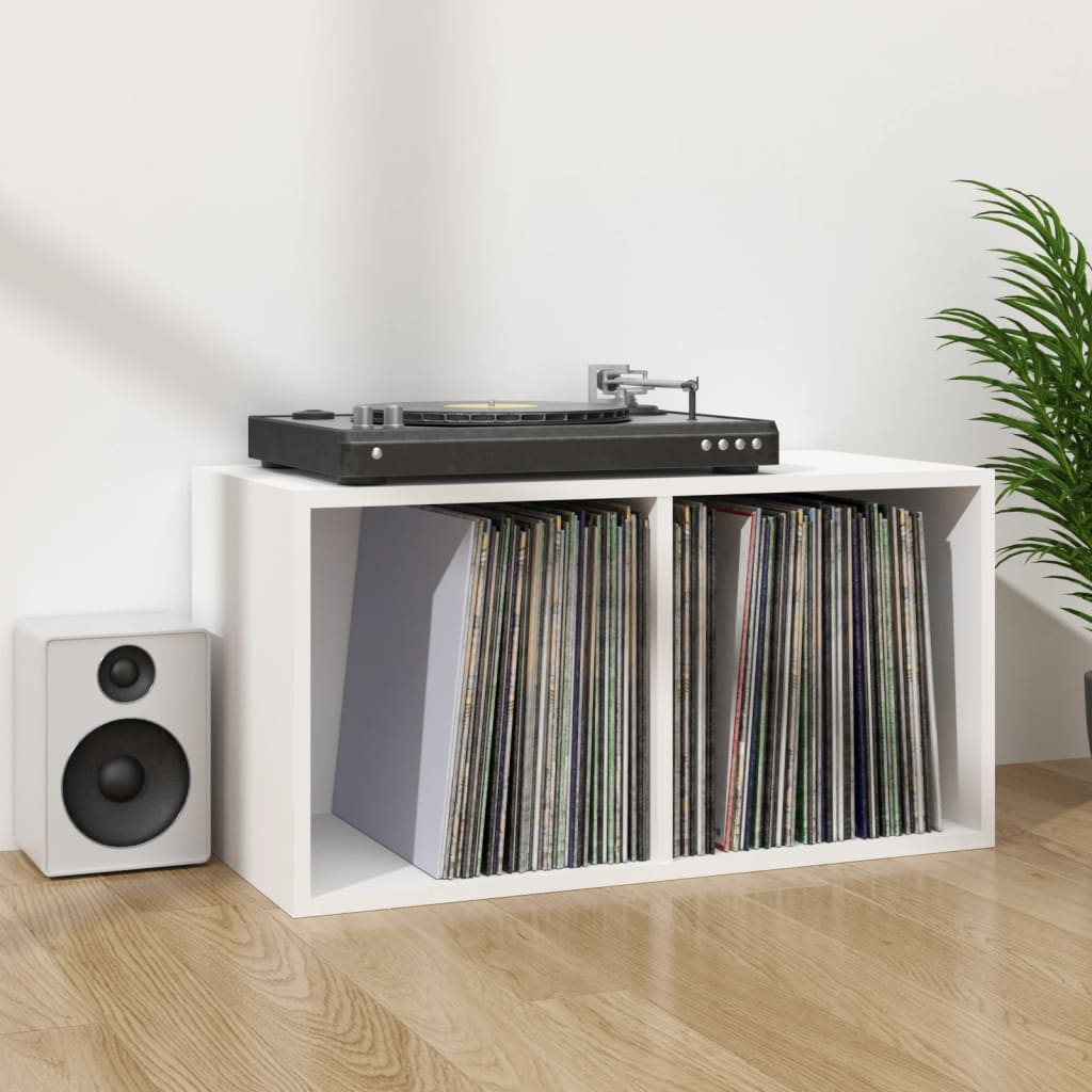 Vinylhylla 71X34X36 Cm Konstruerat Trä