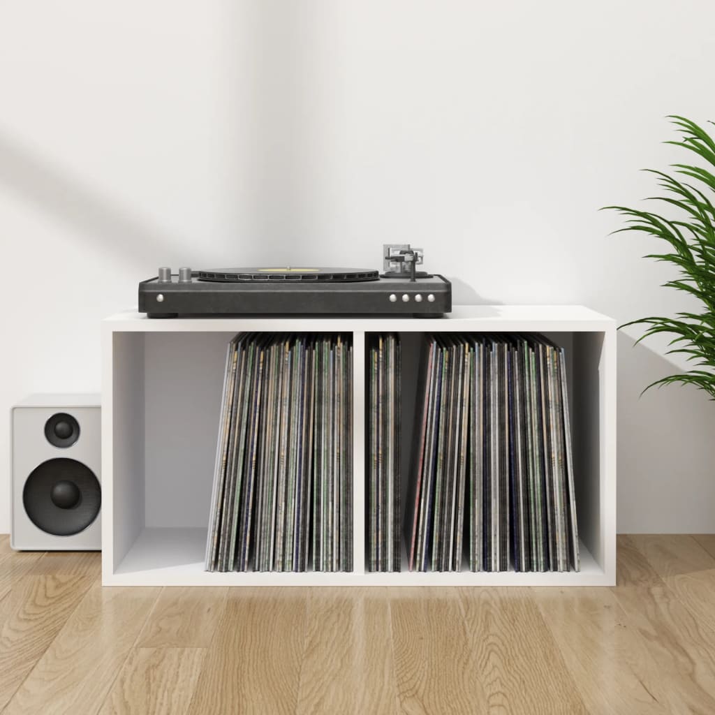 Vinylhylla 71X34X36 Cm Konstruerat Trä