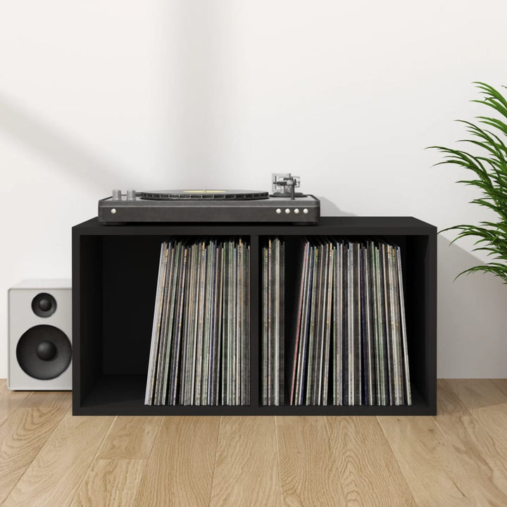 Vinylhylla 71X34X36 Cm Konstruerat Trä