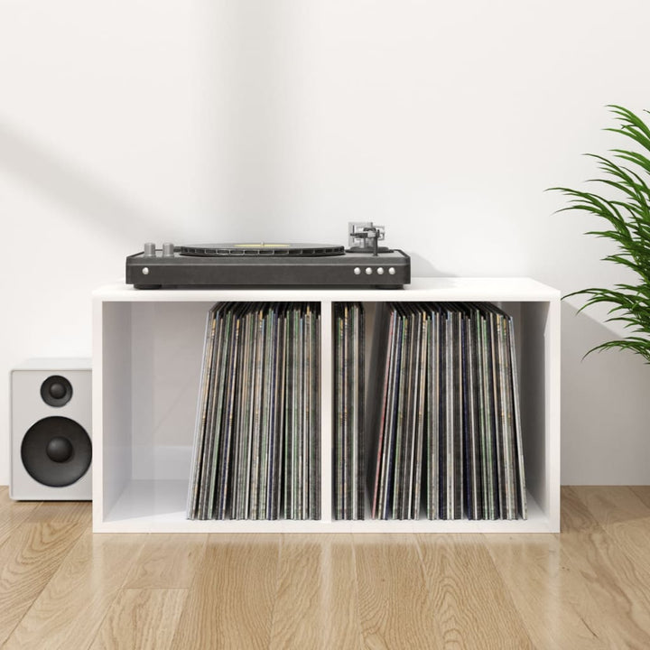 Vinylhylla 71X34X36 Cm Konstruerat Trä