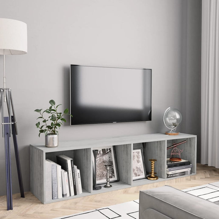 Bokhylla/Tv-Bänk Hantverksmässig Ek 36X30X143Cm Konstruerat Trä