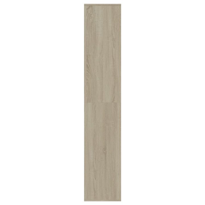 Skoskåp Sonoma-Ek 54X34X183 Cm Konstruerat Trä