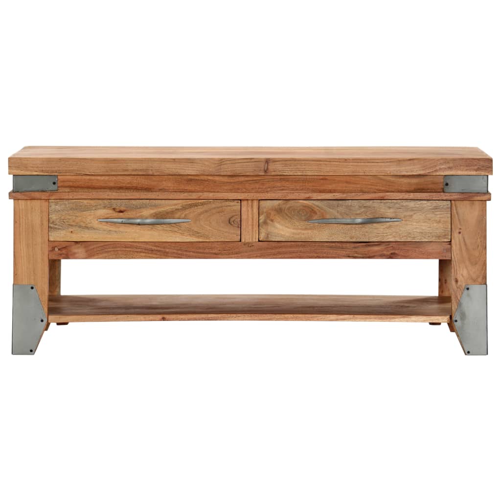 Soffbord 110X52X45 Cm Massivt Akaciaträ