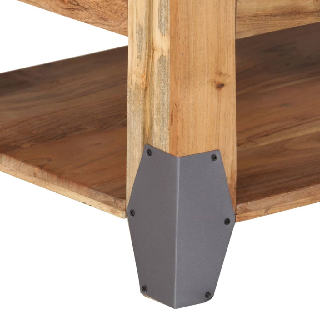 Soffbord 110X52X45 Cm Massivt Akaciaträ