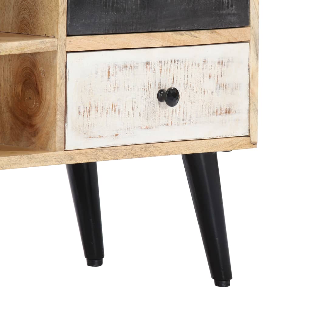 Tv-Bänk 115X30X47 Cm Massivt Mangoträ