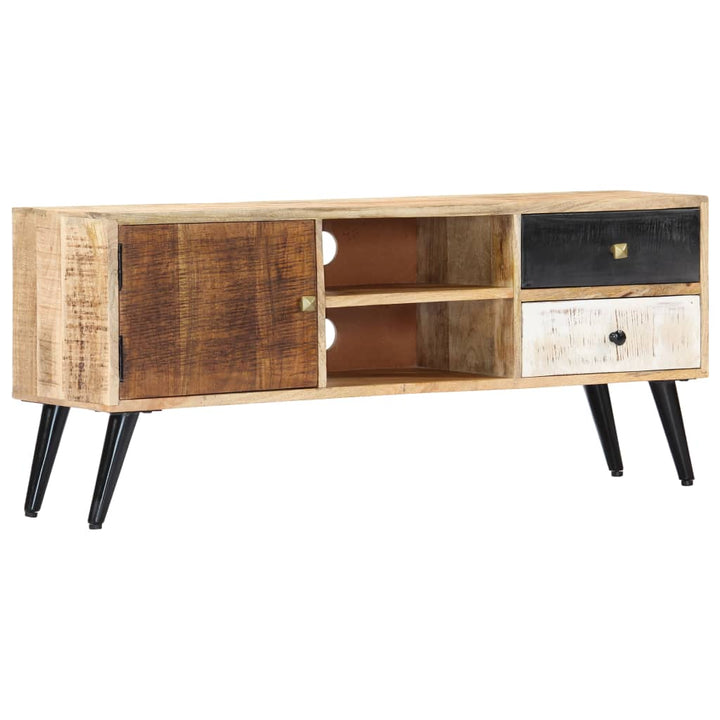 Tv-Bänk 115X30X47 Cm Massivt Mangoträ