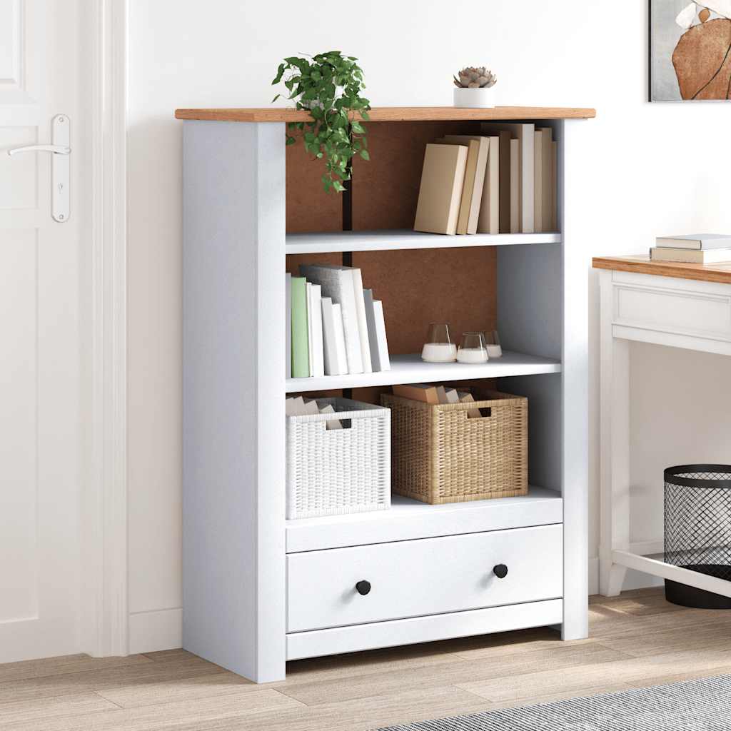 Bokhylla 80X35X110 Cm Massiv Furu Panama