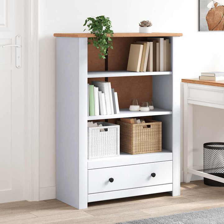 Bokhylla 80X35X110 Cm Massiv Furu Panama