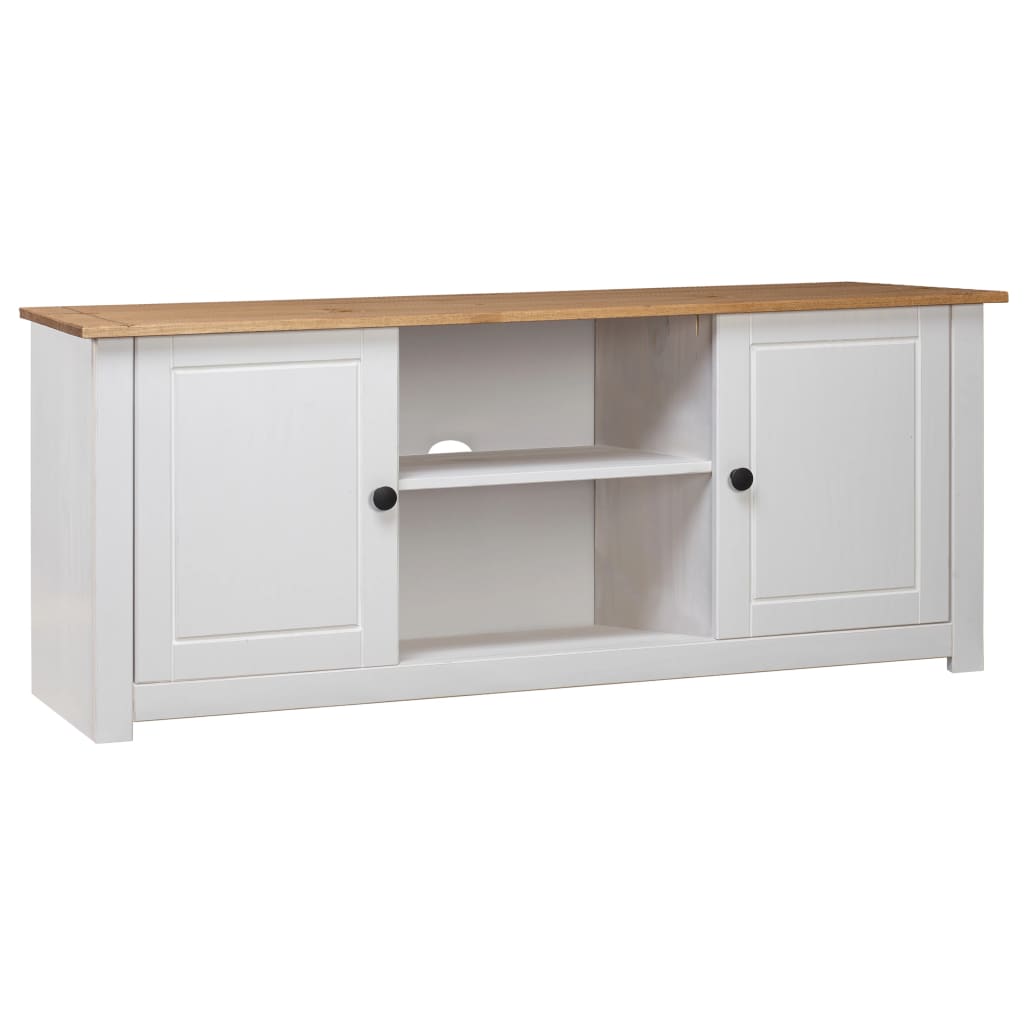 Tv-Bänk 120X40X50 Cm Massiv Furu Panama