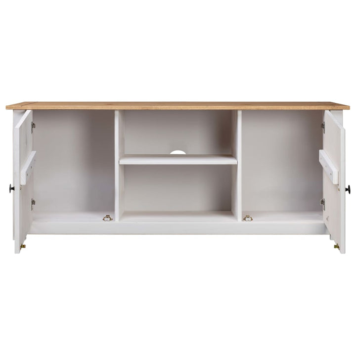 Tv-Bänk 120X40X50 Cm Massiv Furu Panama