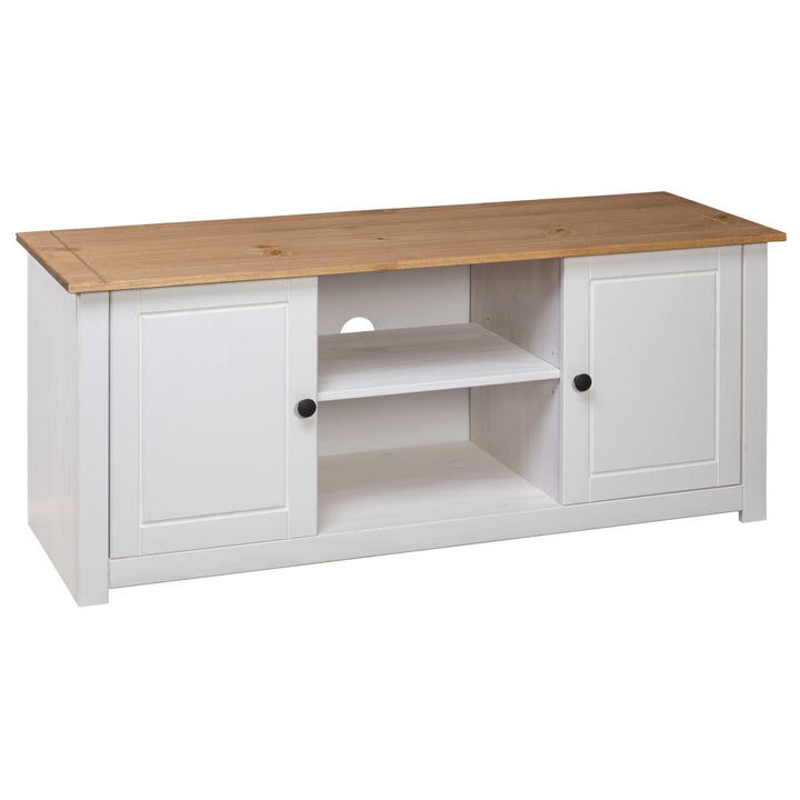 Tv-Bänk 120X40X50 Cm Massiv Furu Panama