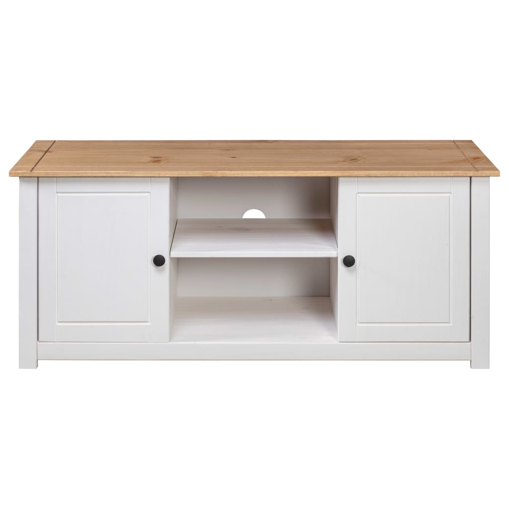 Tv-Bänk 120X40X50 Cm Massiv Furu Panama
