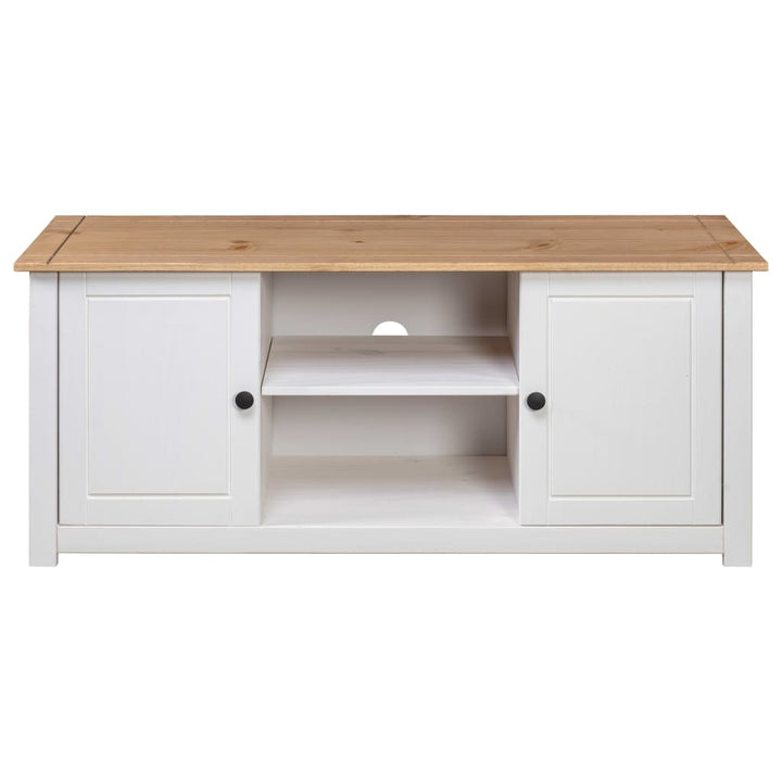 Tv-Bänk 120X40X50 Cm Massiv Furu Panama