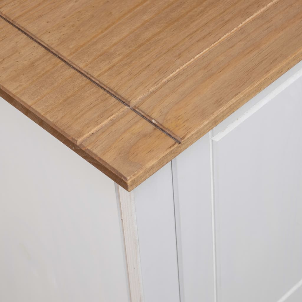 Tv-Bänk 120X40X50 Cm Massiv Furu Panama