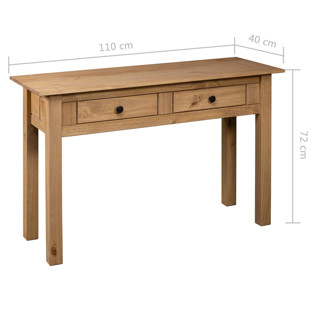 Avlastningsbord 110X40X72 Cm Massiv Furu Panama