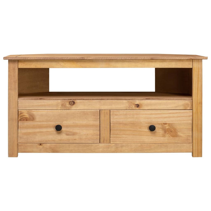 Tv-Bänk Hörn 93X49X49 Cm Massiv Furu Panama