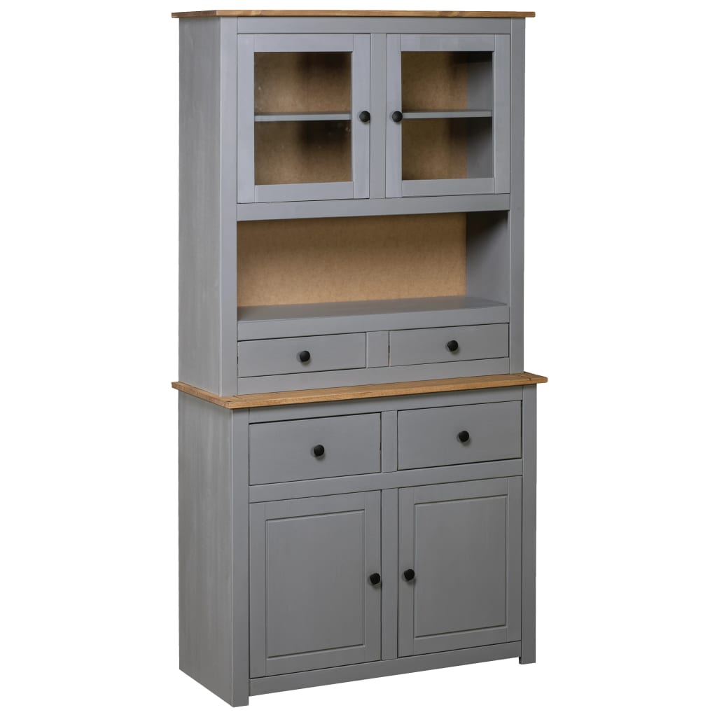 Rinskåp 93X40,5X180 Cm Massiv Furu Panama