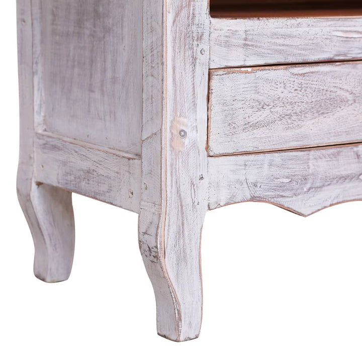 Tv-Bänk 120X30X40 Cm Massivt Mahognyträ