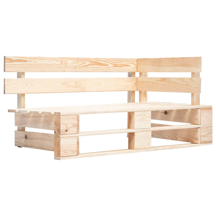 Pallsoffa Hörn För Trädgården Trä
