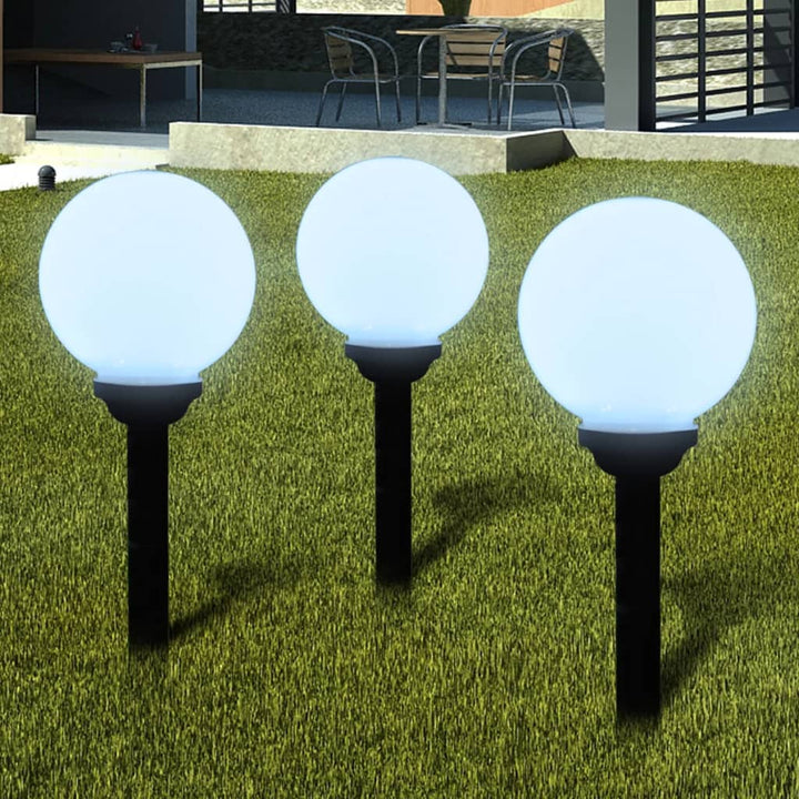 Utomhuslampor 3 St Led Med Markspett
