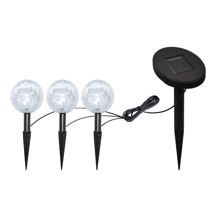Utomhuslampor 6 St Led Med Spett Och Solpaneler